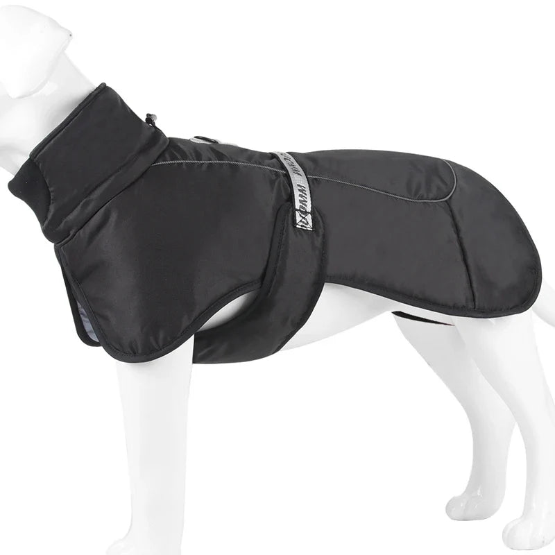 Titan Expedition Waterproof Reflective WInter Coat With Built-in Harness For Large Dogs