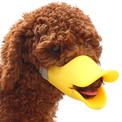 Soft Silicone Duck Bill Dog Muzzle – Humane Anti-Bite, Anti-Scavenging Training Aid