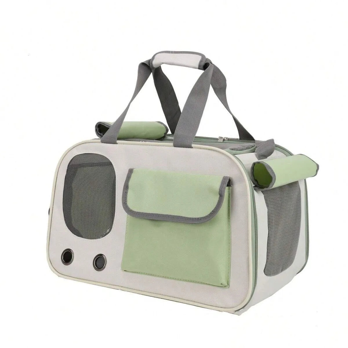 Travel Cat Carrier With Breathable Mesh, Foldable Design & Steel Frame For Safe, Comfortable Travel