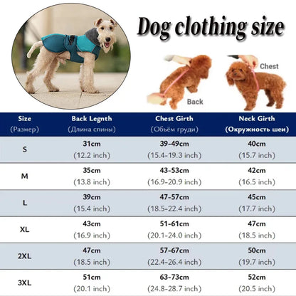 Waterproof Dog Jacket With Harness And Plush Fleece Lining For Warm, Comfortable Walks