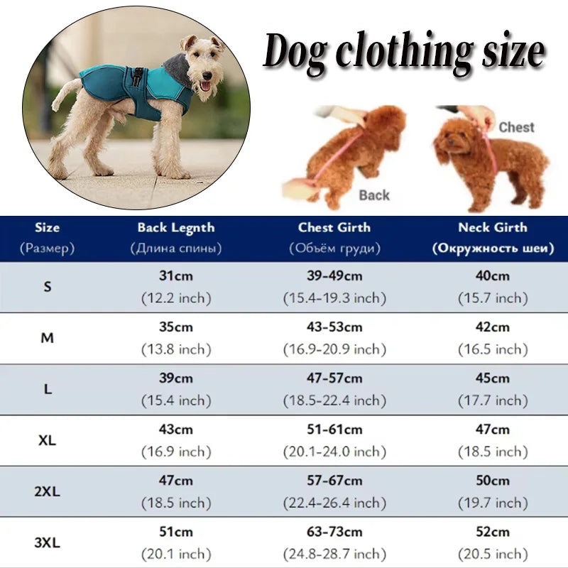 Waterproof Dog Jacket With Harness And Plush Fleece Lining For Warm, Comfortable Walks