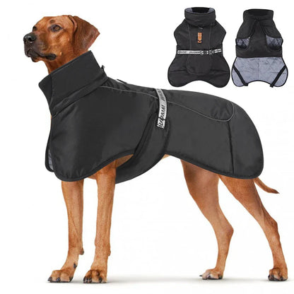Titan Expedition Waterproof Reflective WInter Coat With Built-in Harness For Large Dogs