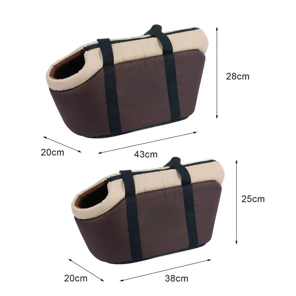Soft-Sided Windproof Pet Carrier Tote Shoulder Bag For Small Pets – Warm Cozy Travel Carrier