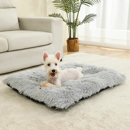Soft Plush Calming Dog Bed With Orthopedic Support And Anti-Anxiety Comfort