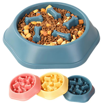 Anti-Choking Slow Feeder Dog Dish With Non-Slip Base – Vet-Recommended Digestive Health Puzzle Feeder