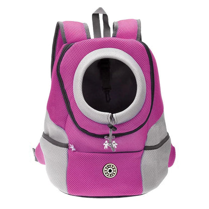 Pet Travel Backpack With Breathable Mesh And Padded Adjustable Straps For Comfort