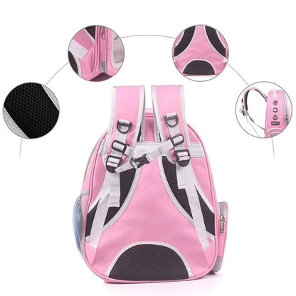 Breathable Clear Bubble Cat Backpack With Panoramic Space Capsule Design And Ventilation
