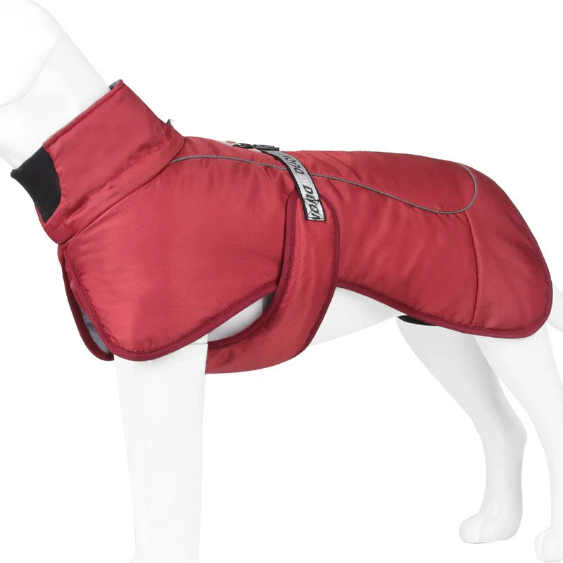 Titan Expedition Waterproof Reflective WInter Coat With Built-in Harness For Large Dogs