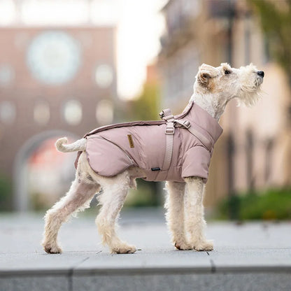 Lightweight Quilted Dog Puffer Jacket With Thermal Insulation For Winter