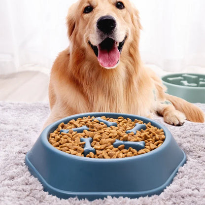 Anti-Choking Slow Feeder Dog Dish With Non-Slip Base – Vet-Recommended Digestive Health Puzzle Feeder