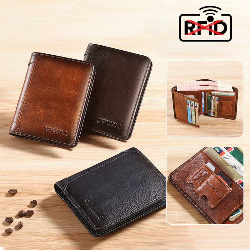 SecureGuard | Stylish Slim RFID Anti-Theft Wallet for Men
