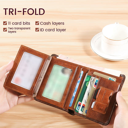 SecureGuard | Stylish Slim RFID Anti-Theft Wallet for Men