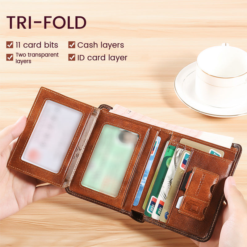 SecureGuard | Stylish Slim RFID Anti-Theft Wallet for Men