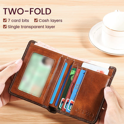 SecureGuard | Stylish Slim RFID Anti-Theft Wallet for Men