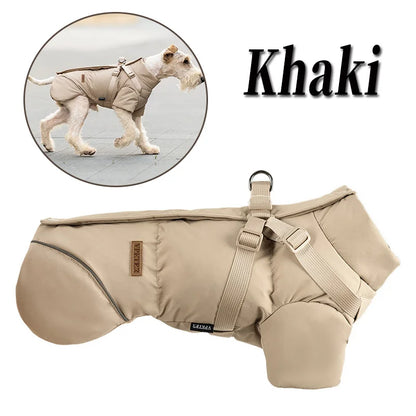 Lightweight Quilted Dog Puffer Jacket With Thermal Insulation For Winter