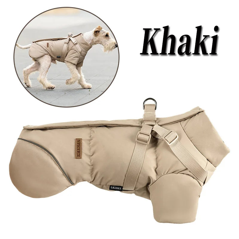 Lightweight Quilted Dog Puffer Jacket With Thermal Insulation For Winter