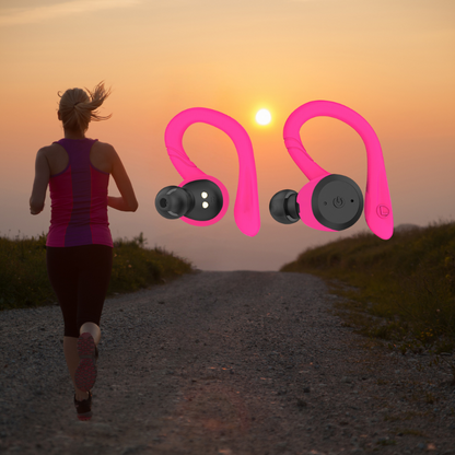 VegaWave | Durable Waterproof Bluetooth Wireless Sports Earbuds 20-Hour Playtime