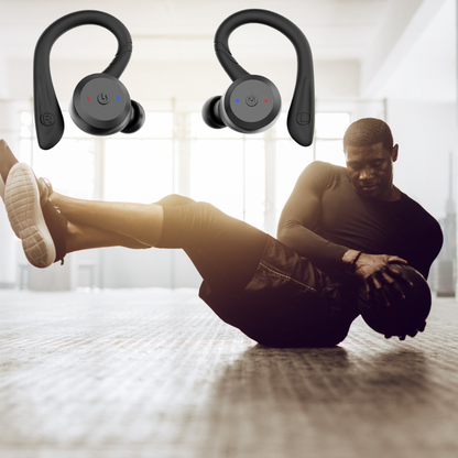 VegaWave | Durable Waterproof Bluetooth Wireless Sports Earbuds 20-Hour Playtime
