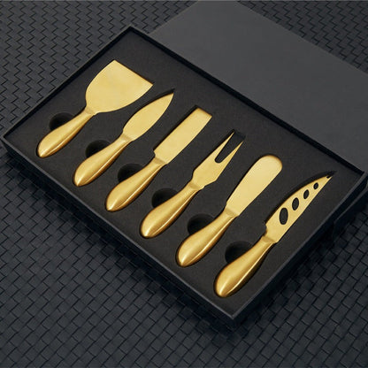 VeneziaCraft | Elegant Practical Stainless Steel Cheese Knife Set