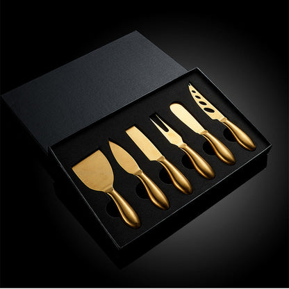 VeneziaCraft | Elegant Practical Stainless Steel Cheese Knife Set