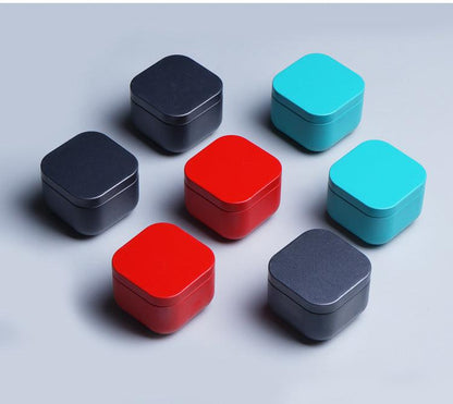 VibrantMetal | Stylish Versatile Small Storage Box for Tea and Snacks