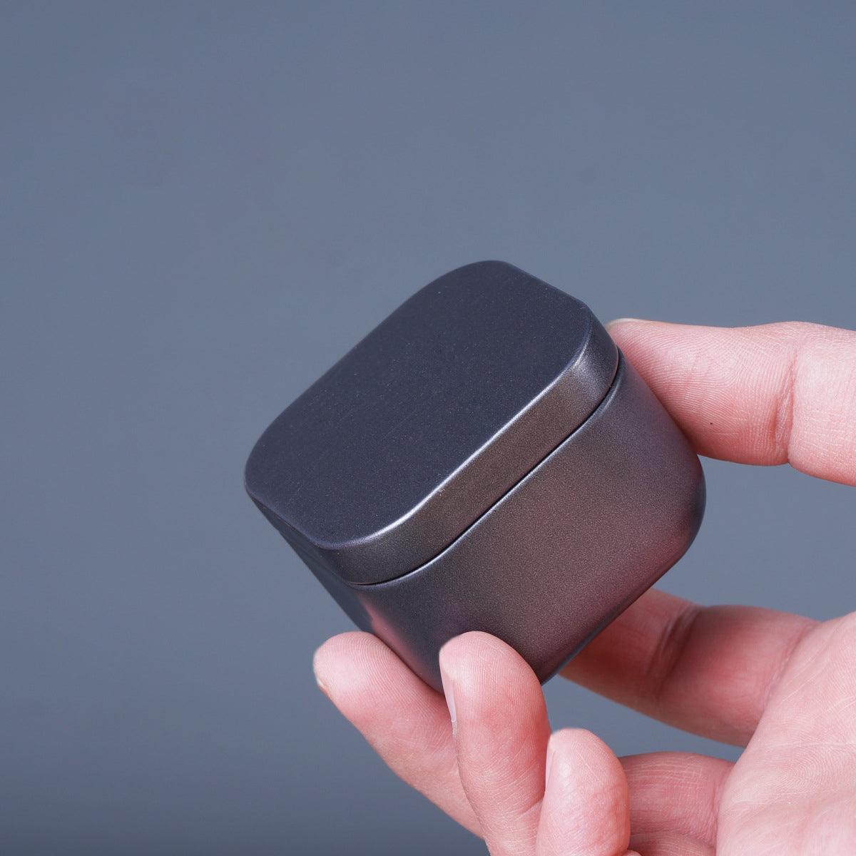 VibrantMetal | Stylish Versatile Small Storage Box for Tea and Snacks