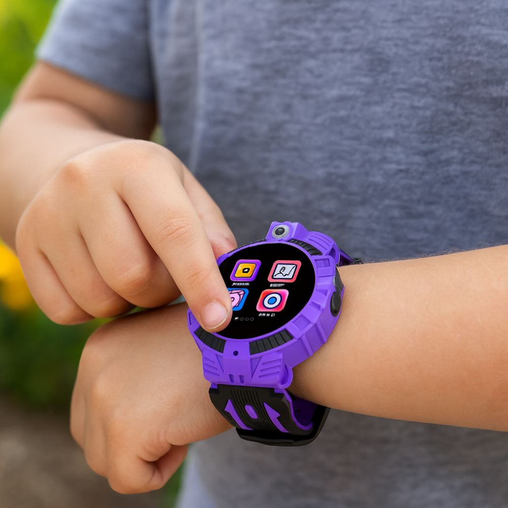 VibrantSnap | Kids Smart Watch – Colorful Interactive Design with Camera and Touch Display