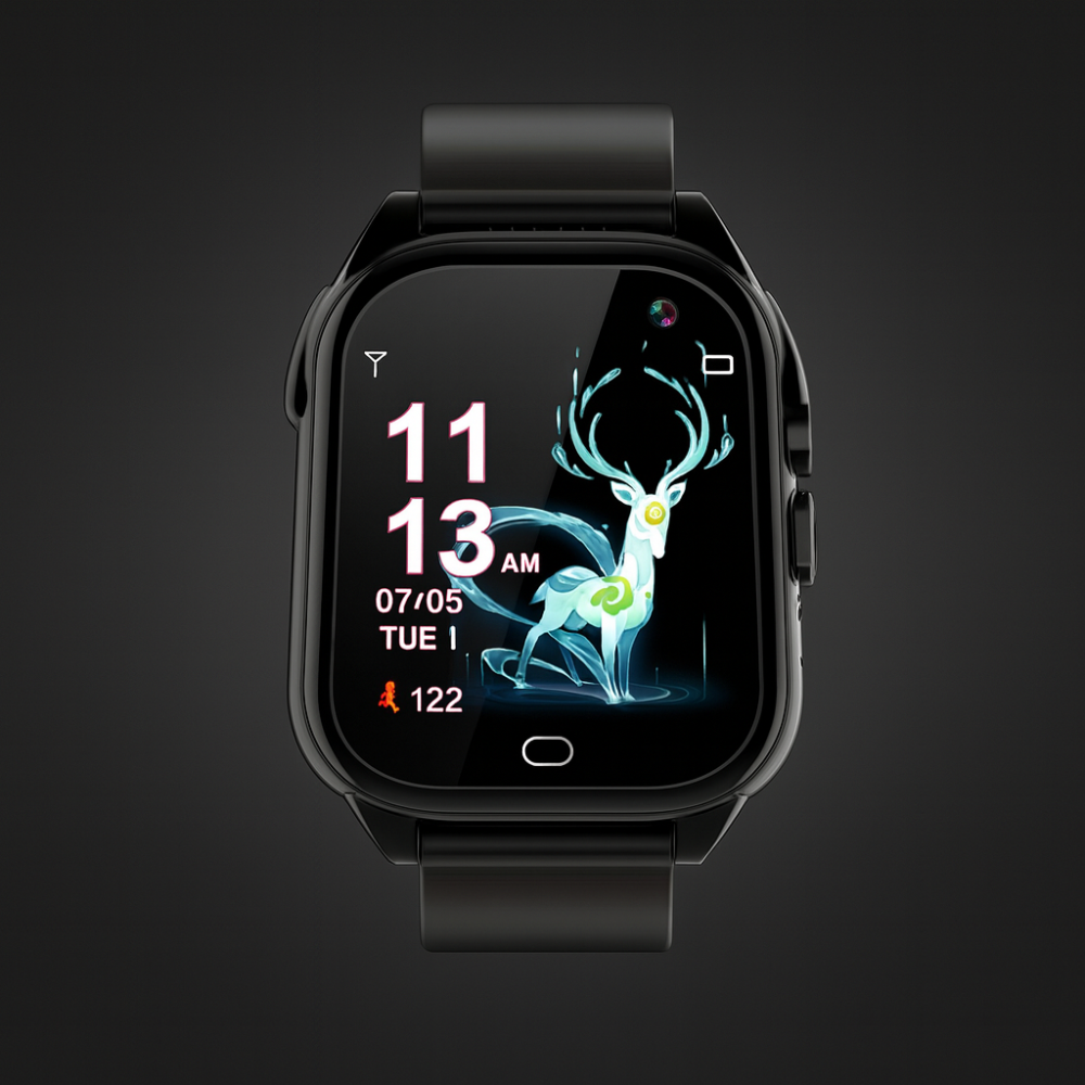 VibrantTech | Kids Fitness Tracker Watch – Fun Interactive Design with Touch Screen