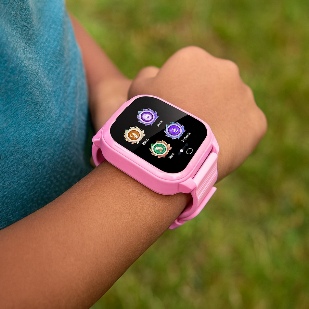 VibrantTech | Kids Fitness Tracker Watch – Fun Interactive Design with Touch Screen