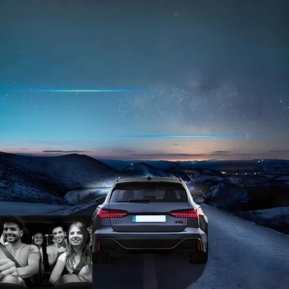 VisionGuard | Advanced Dual Lens 1080p Car Dash Camera with WiFi