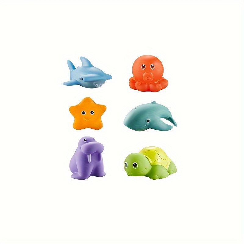 AquaPals | Soft Floating Animal Bath Toy Set for Babies & Toddlers