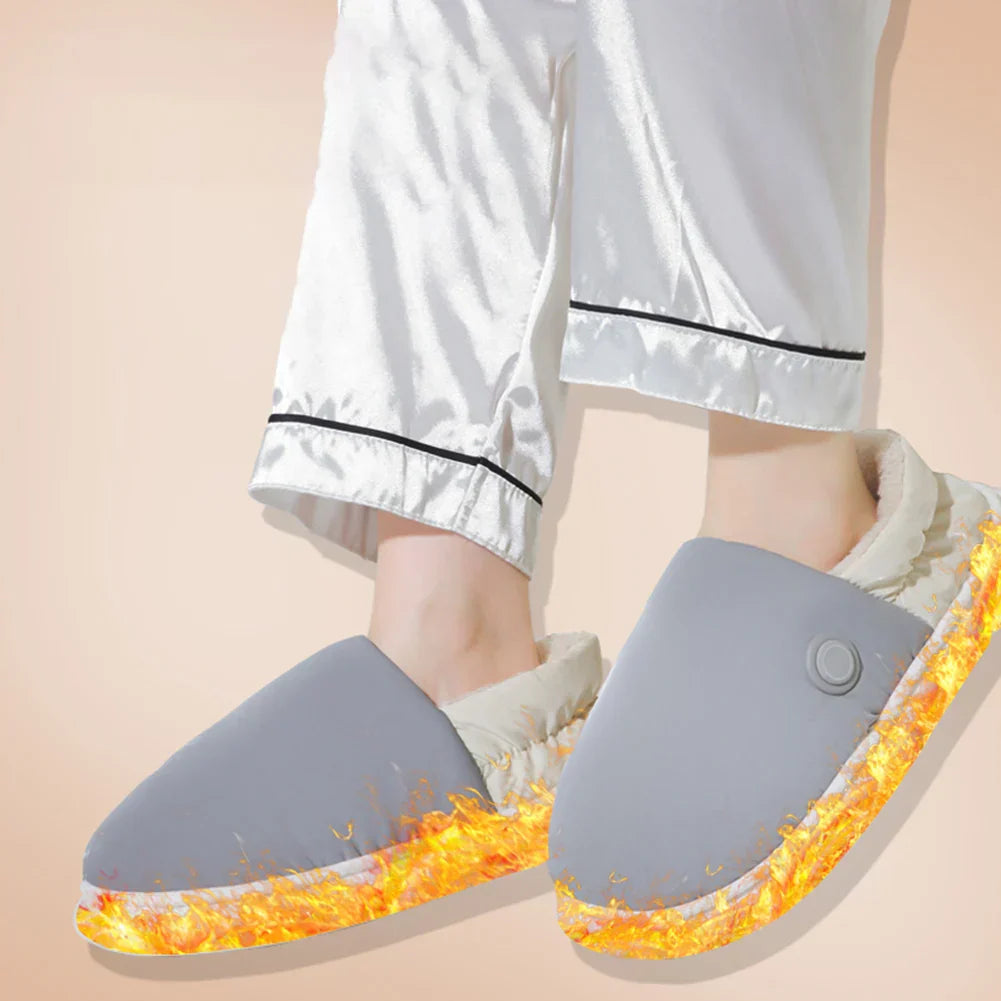 WarmStride | Cozy Electric Heated Warming Slippers for Winter Comfort