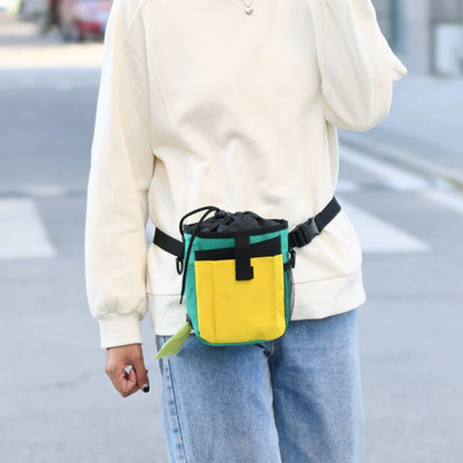 Waterproof Dog Treat Training Bag With Adjustable Strap And Multiple Pockets