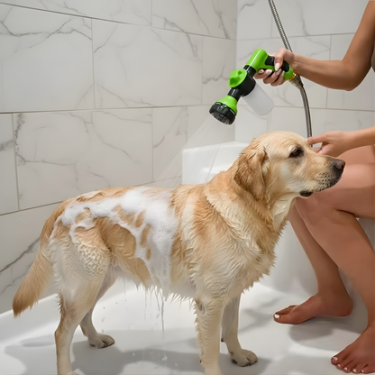 High-Pressure 8-Pattern Foam Sprayer With Built-In Soap Reservoir For Car Wash, Pet Shower, And Garden Hose