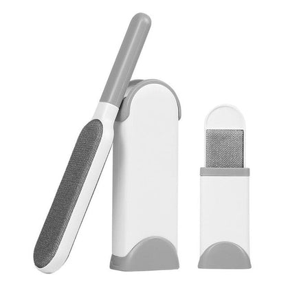 Pet Hair Removal Brush With Self-Cleaning Base For Clothes And Furniture