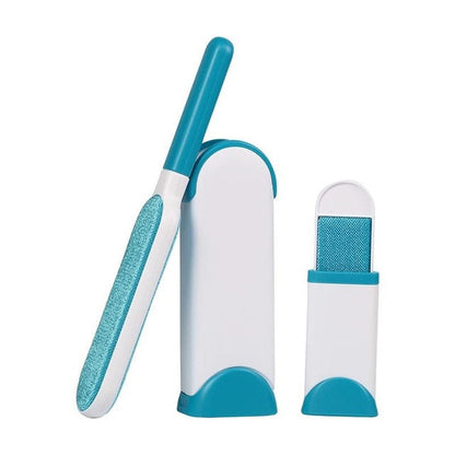 Pet Hair Removal Brush With Self-Cleaning Base For Clothes And Furniture