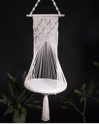 Macrame Wall Hanging Cat Bed – Handcrafted Cozy Cotton Rope Pet Hammock